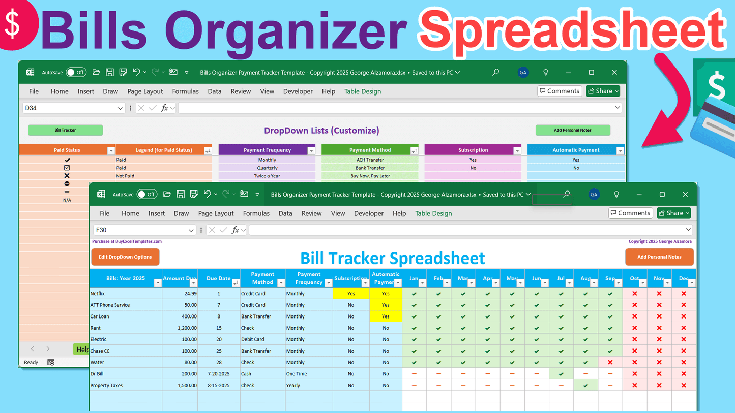 Bill Tracker App