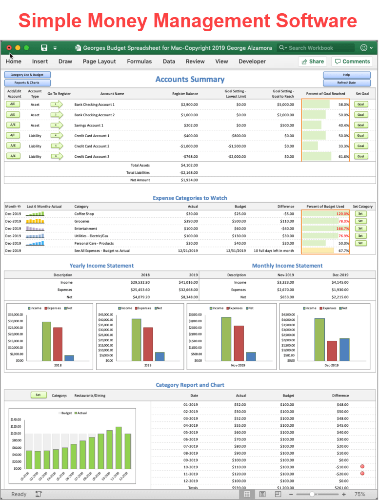 best money management software PC Mac