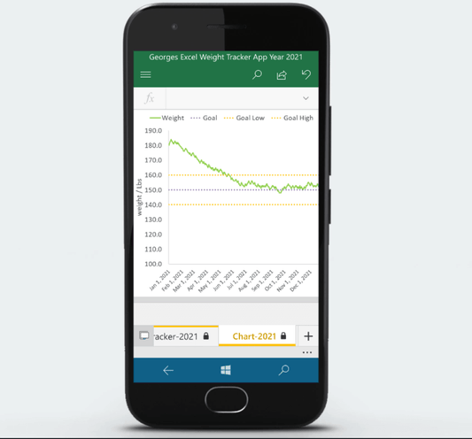 Android mobile app weight tracker 2021