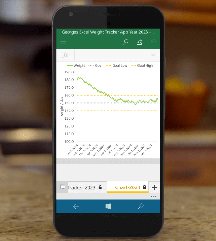 Android Weigh Tracker App For 2023 Excel Templates