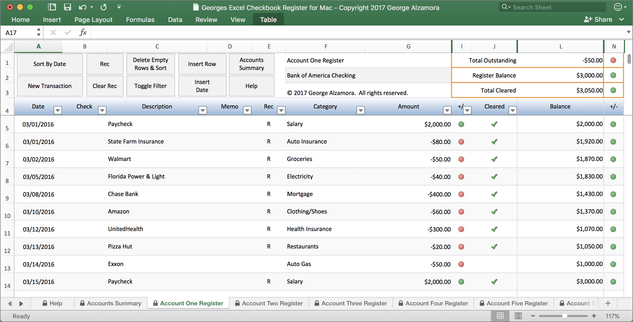 Check Transaction Spreadsheet Checkbook Spreadsheet Split Transactions | Visualize Income & Expenses ...