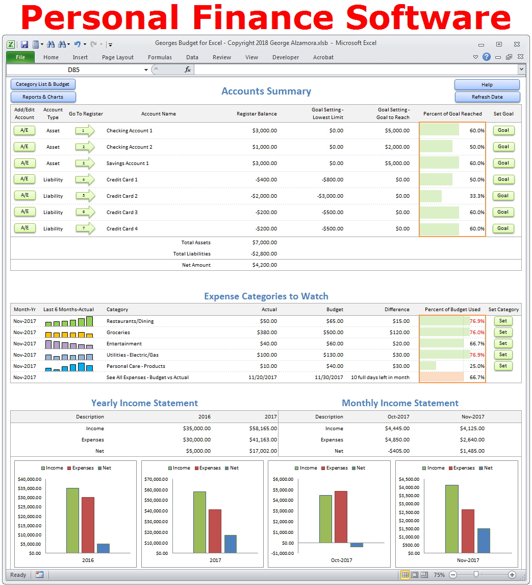 Personal Finance Software